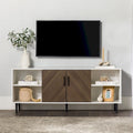 Meuble TV moderne effet livre ouvert de 58 pouces