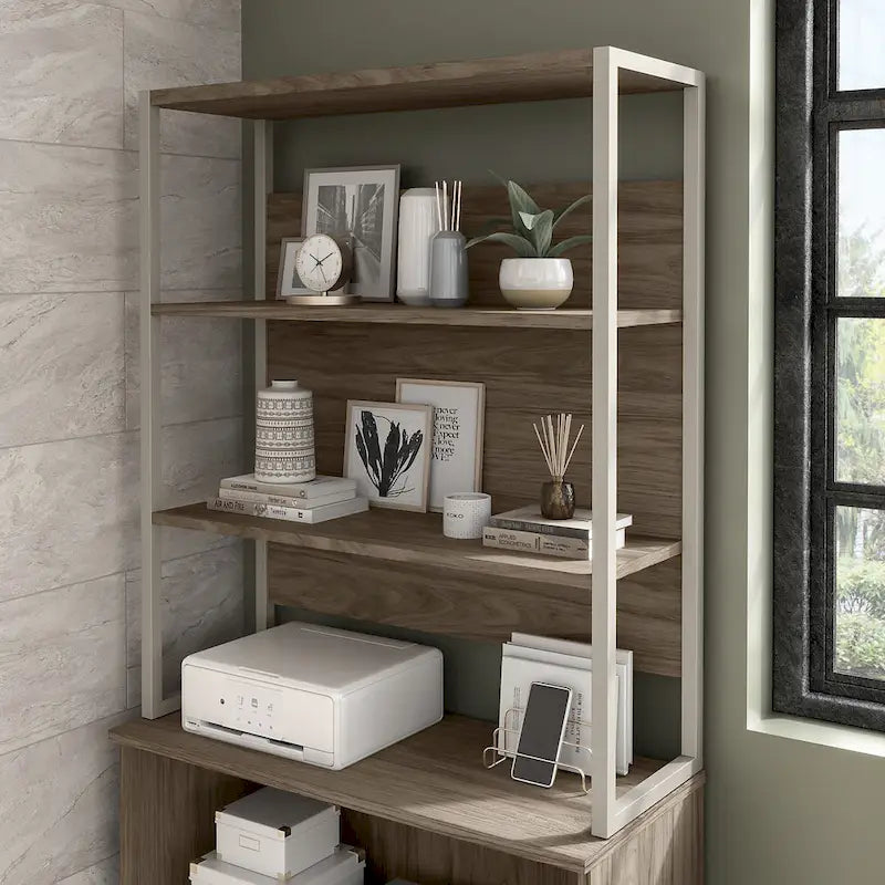 Hybrid 36W Bookcase Hutch by Bush Business Furniture