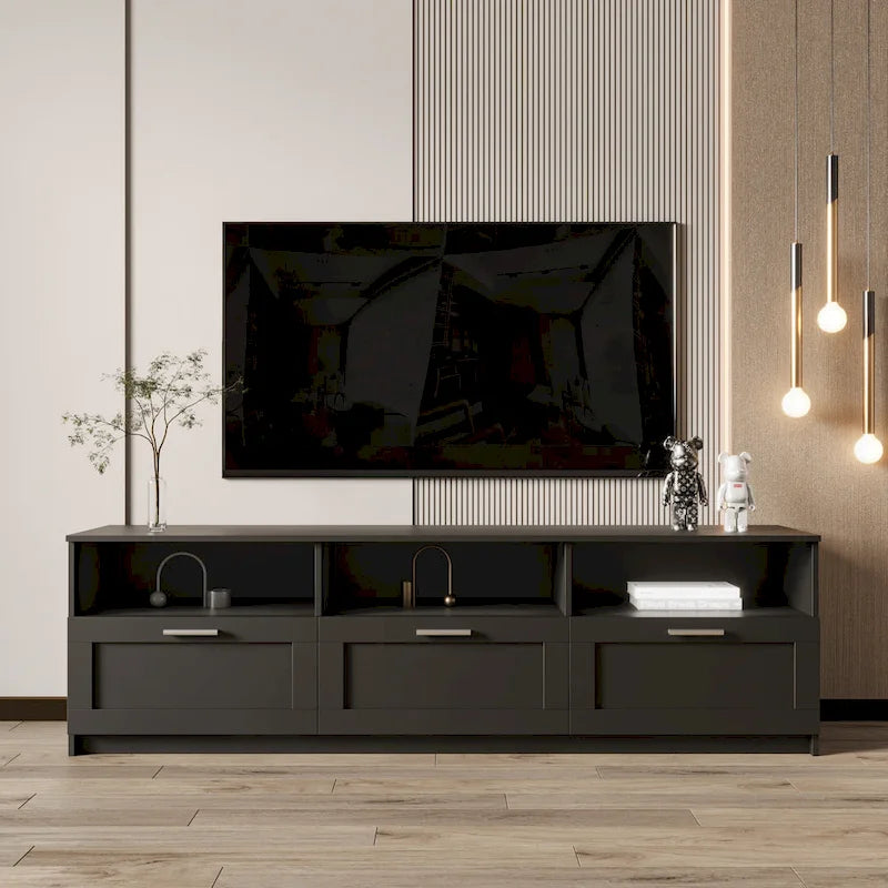 Modern minimalist TV cabinet 80 inch TV stand