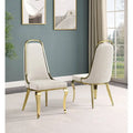 Chaises d'appoint en velours de qualité supérieure (lot de 2)