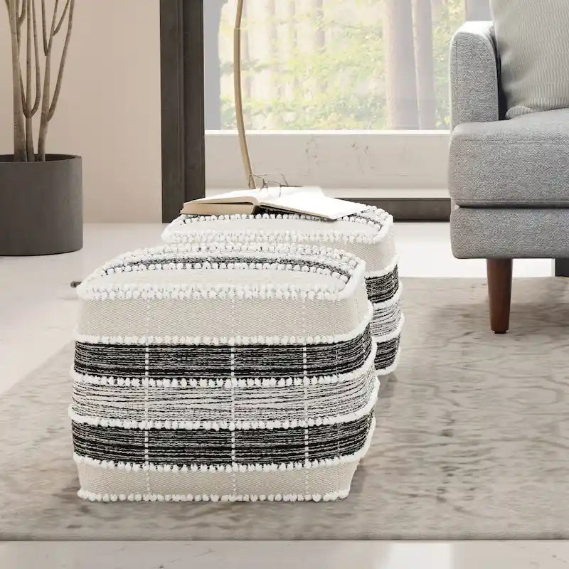 Futon carré de style bohème
