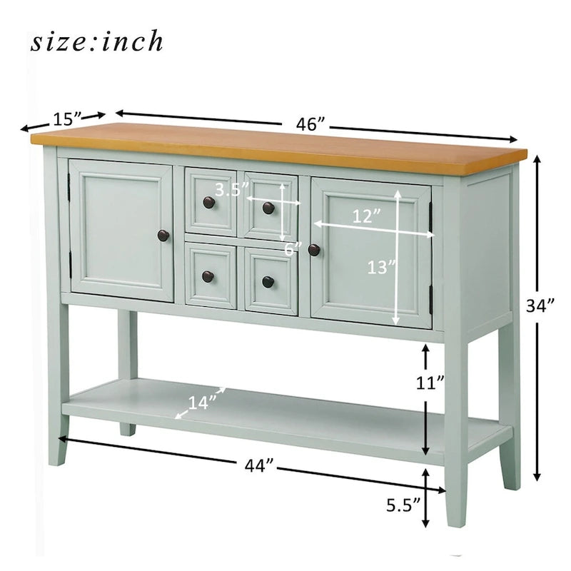 Buffet bahut console design rétro