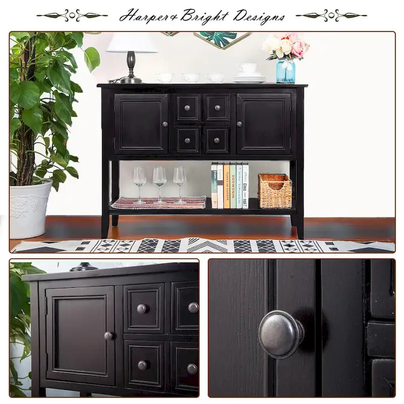 Buffet bahut console design rétro