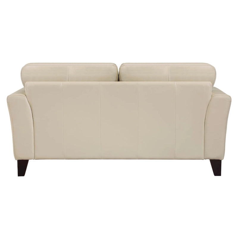 Canapé deux places en bois massif marron de 180 cm