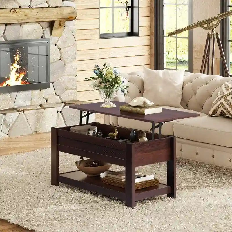 Table basse relevable moderne