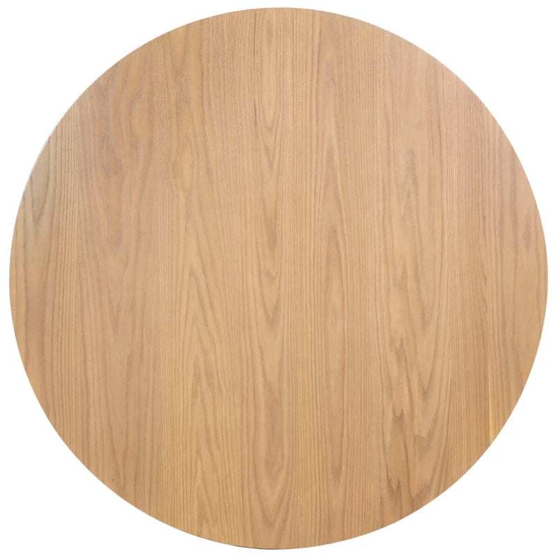 Table de salle à manger ronde en bois - Naturel - 48 L x 48 P x 30 H
